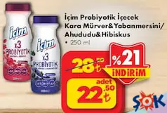 İÇİM PROBİYOTİK İÇECEK 250 ML fiyat ve kampanya bilgisi